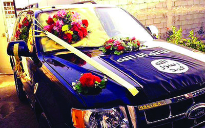 Al-Amriki-ISIS-wedding-car
