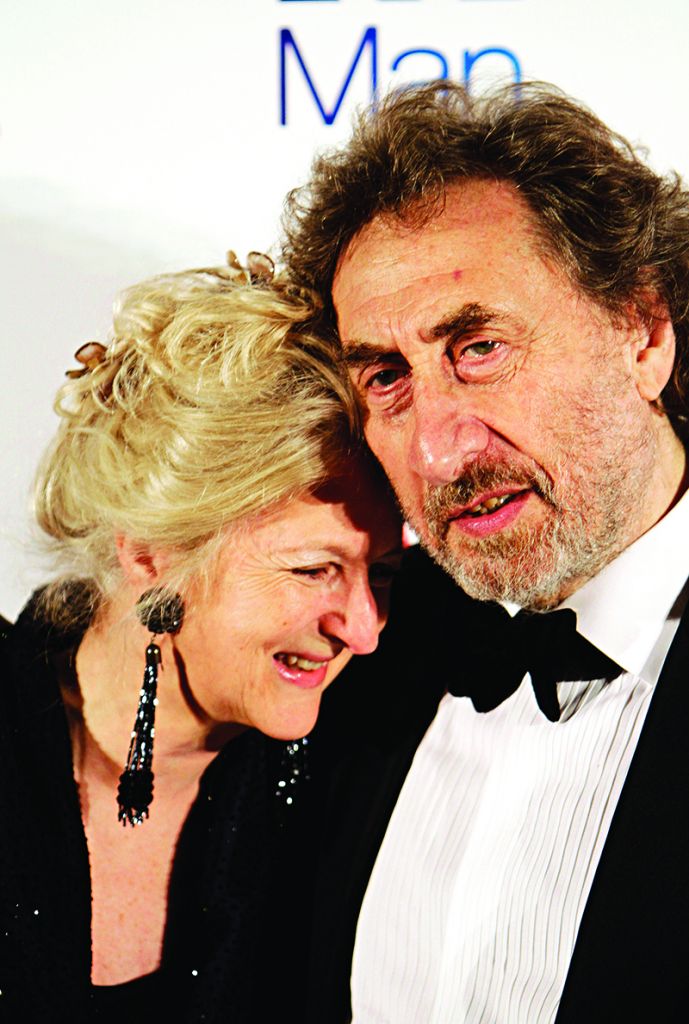 Author Howard Jacobson and his wife, Jenny