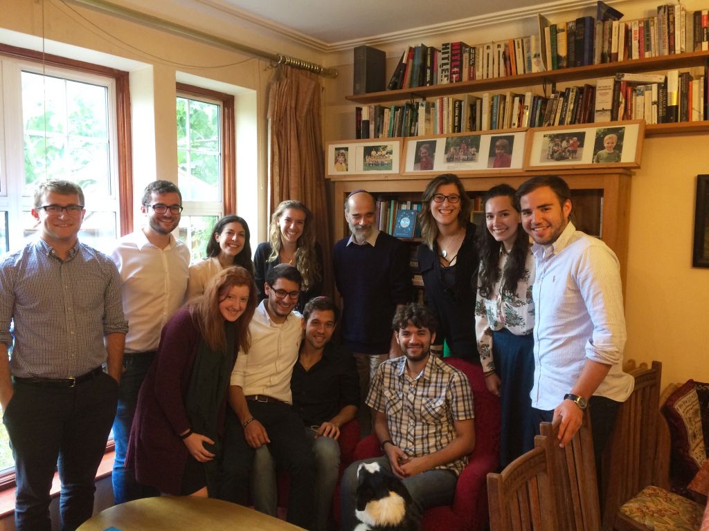 The UJS team with Rabbi Wittenberg