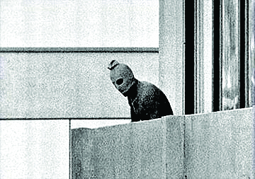 One of the terrorists during the event known as the Munich massacre