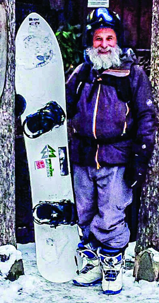 The snowboarding rabbi, Avraham Novick