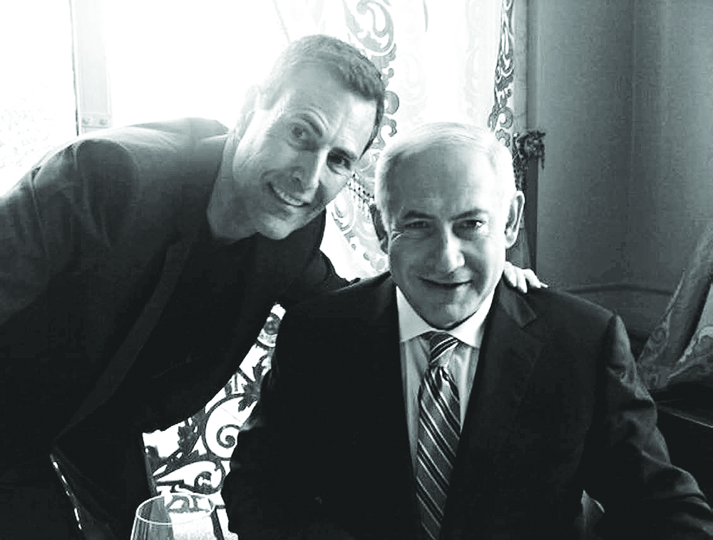 Uri with Israeli Prime Minister Benjamin Netanyahu