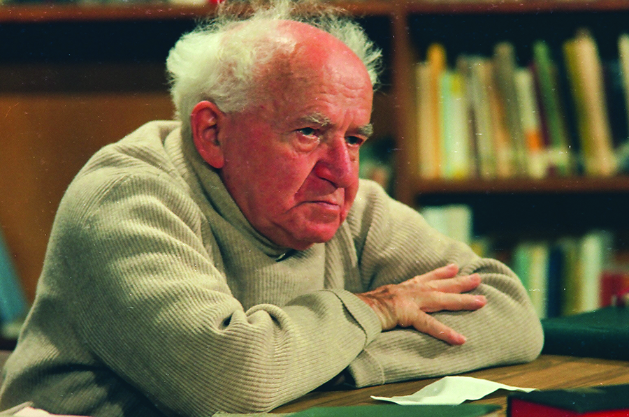 Ben-Gurion on the set of the 1968 Interview Photo Courtesy of David Marks
