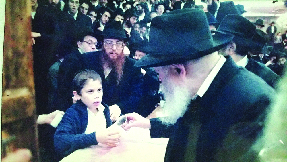 Rabbi Dov Katz, Chabad West Hampstead, as a child 