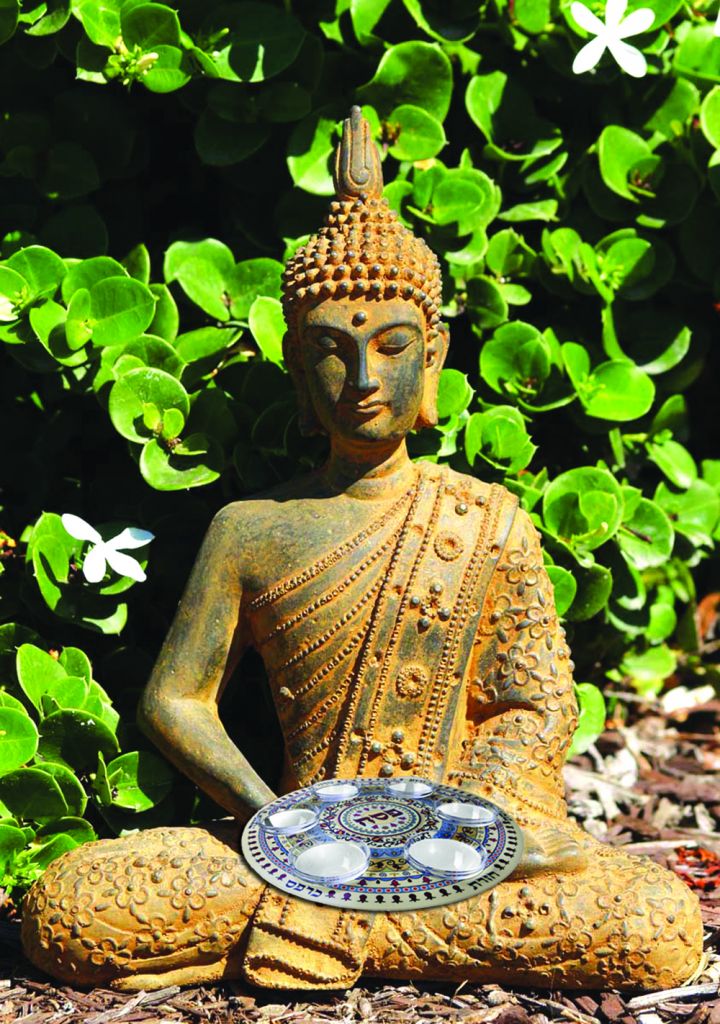 Thai god with seder plate 