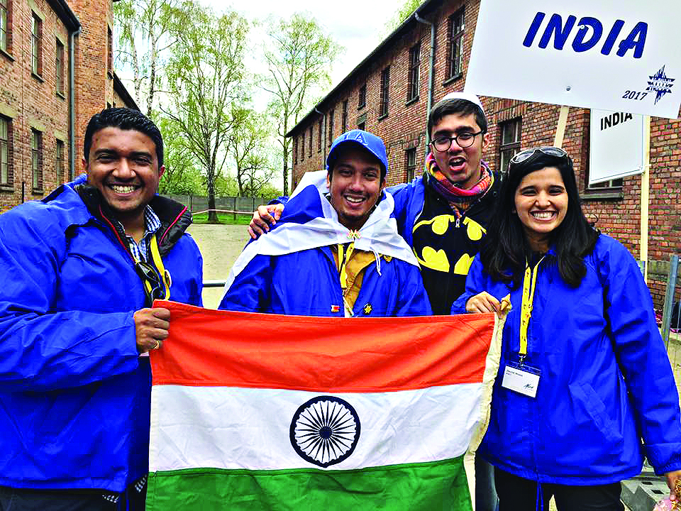 The Indian delegation at March of the Living