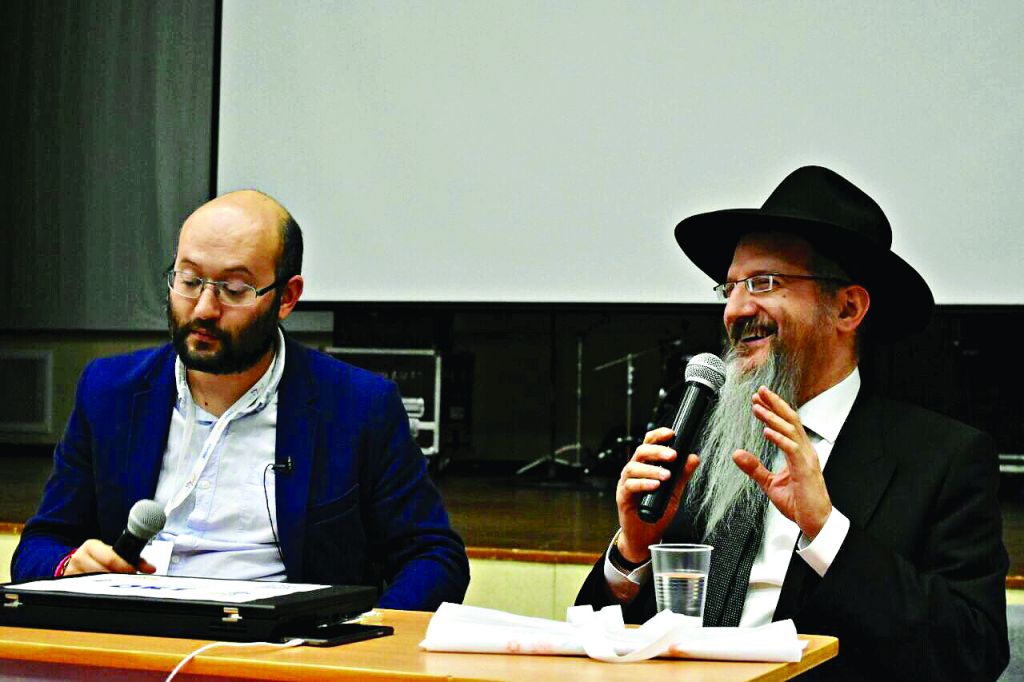 Chief Rabbi Berel Lazar at the conference 