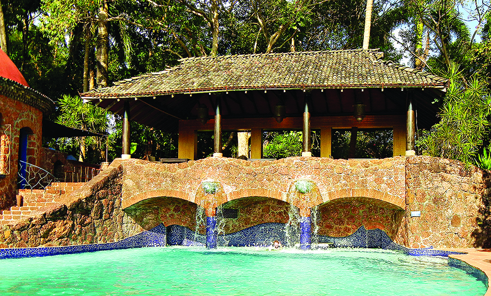 The pool at the Nilaya Hermitage hotel