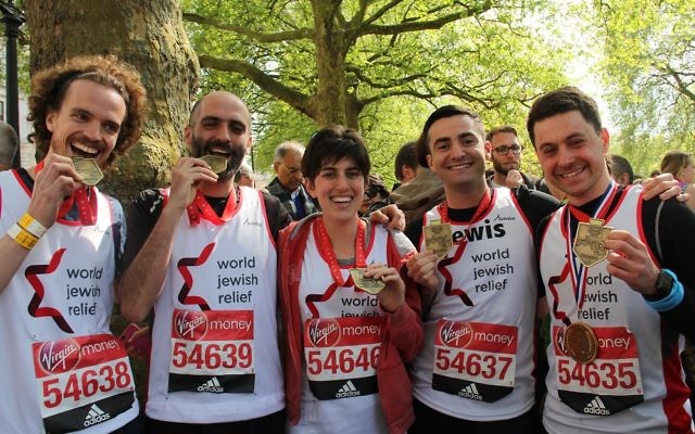 World Jewish Relief's runners