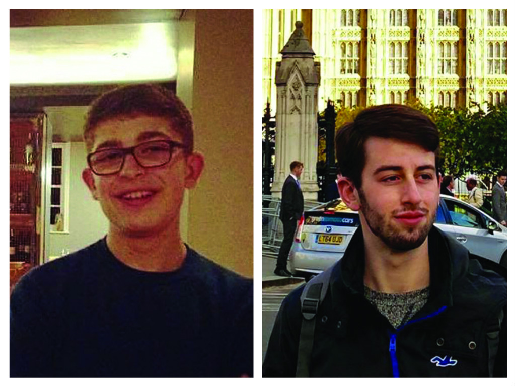 Jake Blumenow, aged 17, and Zach Igielman, aged 17