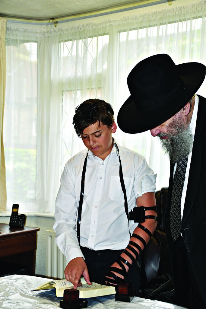 Nathan with Rabbi Shlomo Angel