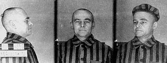 Pilecki's Auschwitz mugshot 