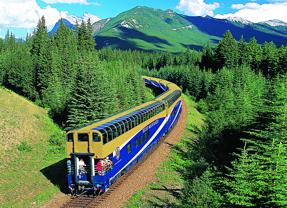 The Rocky Mountaineer train. (Picture credit: PA Photo/Rocky Mountaineer.)