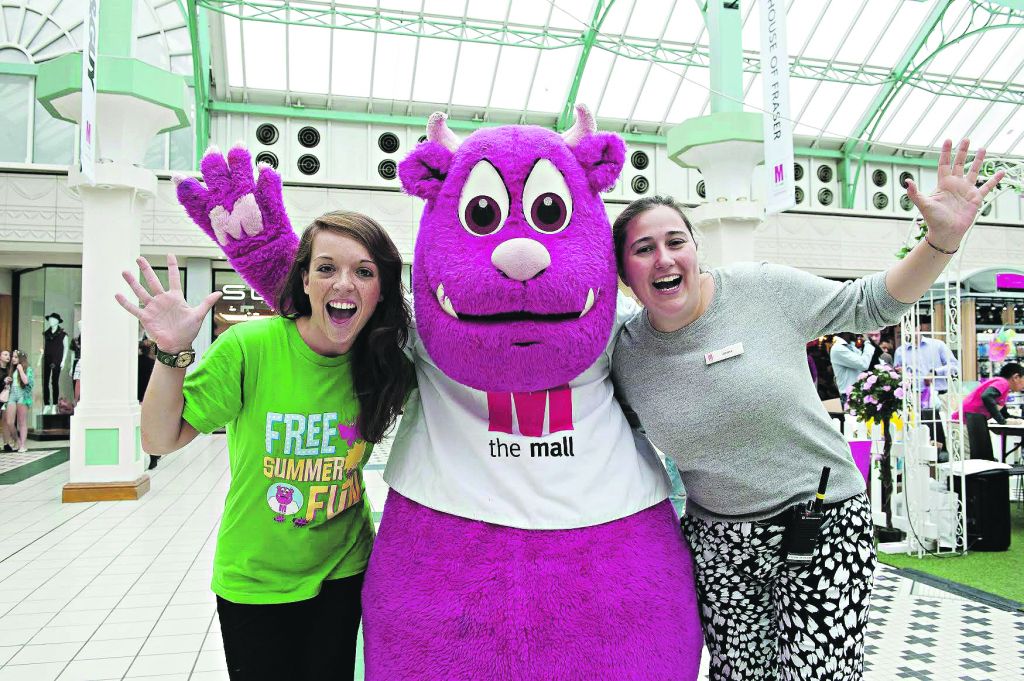 Children and adults help raise money for Great Ormond Street Hospital and local children’s charities at shopping centres across the country
