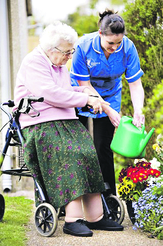 Bluebird Care staff help customers in many ways, including with shopping, gardening and cooking needs 