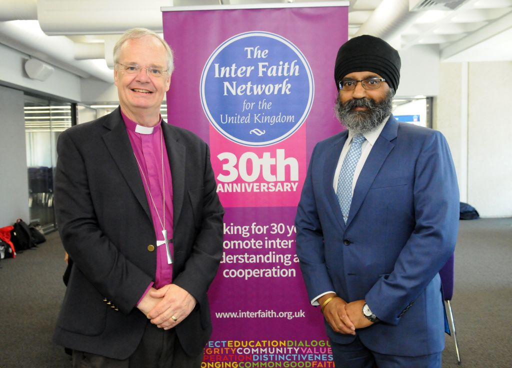 IFN Co-Chairs, Rt Revd Richard Atkinson and Jatinder Singh Bird. Credit: Lisa Bedi/IFN. 