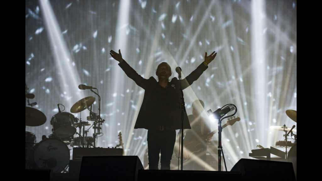 Radiohead's frontman Thom Yorke thanks his adoring fans 
