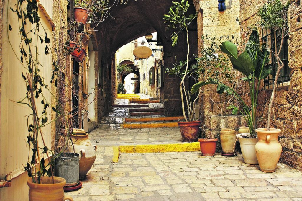 Pretty alleyways in Jaffa