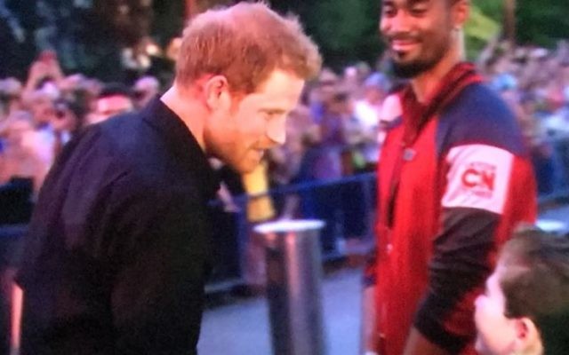 Rio meeting Prince Harry for a third time