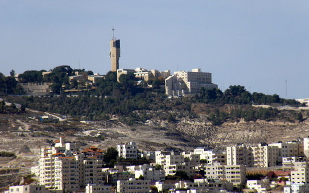 The Israeli settlement of Ma'ale Adumim, 4.3 miles from Jerusalem.