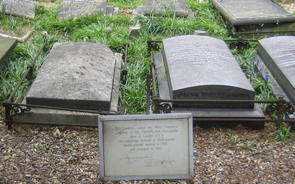 The Novo cemetery in Mile End is one of only two Jewish cemeteries in England exclusively devoted to the Sephardic branch of Jewry