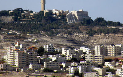 A settlement in the West Bank
