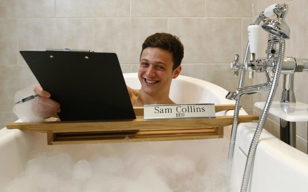 Rubber ducks at the ready for Sam the bath tester! | Jewish News