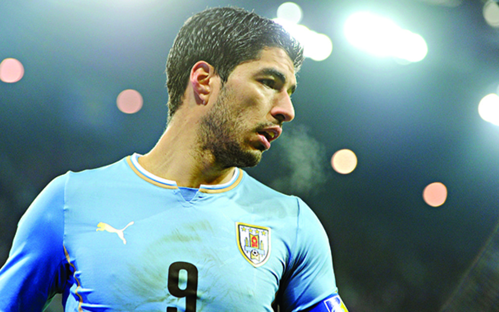 Uruguay player Luis Suarez