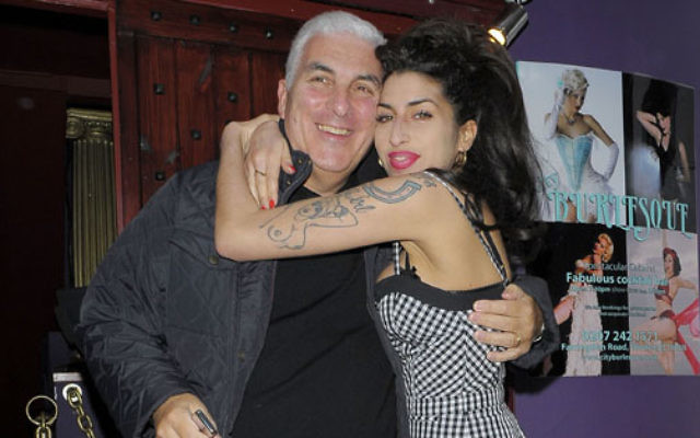 Amy Winehouse with dad Mitch