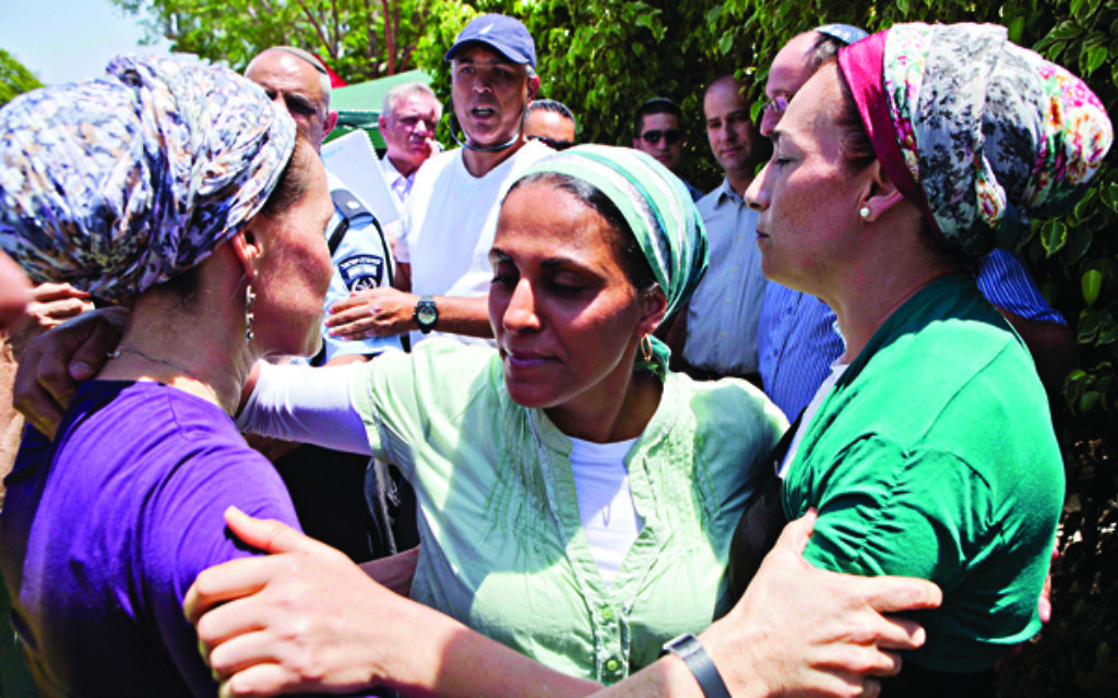 The mothers of the three murdered Israeli teenagers.