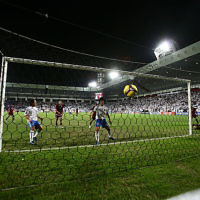 The 2010 World Cup Asian Qualifiers match between Qatar and Japan in Doha, Qatar.