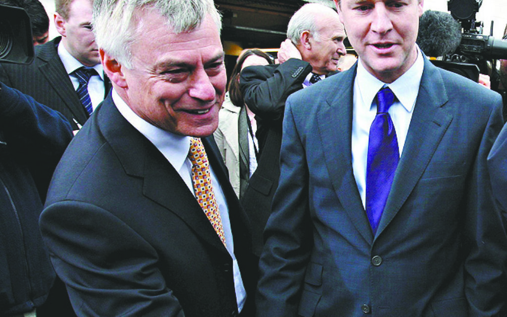 David Ward pictured with former Lib Dem leader Nick Clegg
