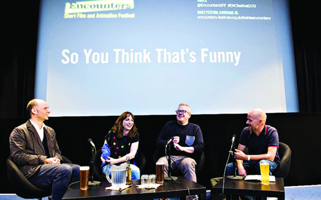 A panel discussion at the Encounters Festival in Bristol last year