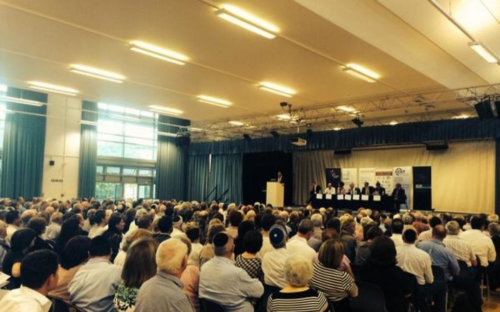 Around 1,000 people attended a community crisis meeting last week at JFS in Kenton.