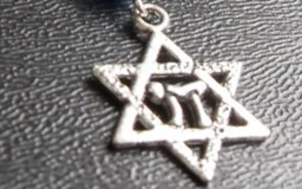 A Star of David necklace