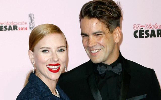 Scarlett Johansson and her soon-to-be divorced husband Romain Duraic