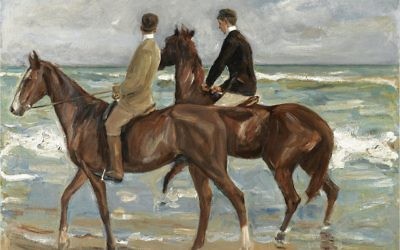 Max Liebermann's Two Riders On The Beach in the Gurlitt collection and subject to a claim by the descendants of the original Jewish owner.