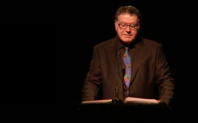 Yanky Fachler at a past Holocaust Memorial Day ceremony