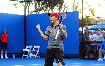 Dudi Sela's through to the quarter-finals of the Hall of Fame Tennis Championships in Newport, US.
