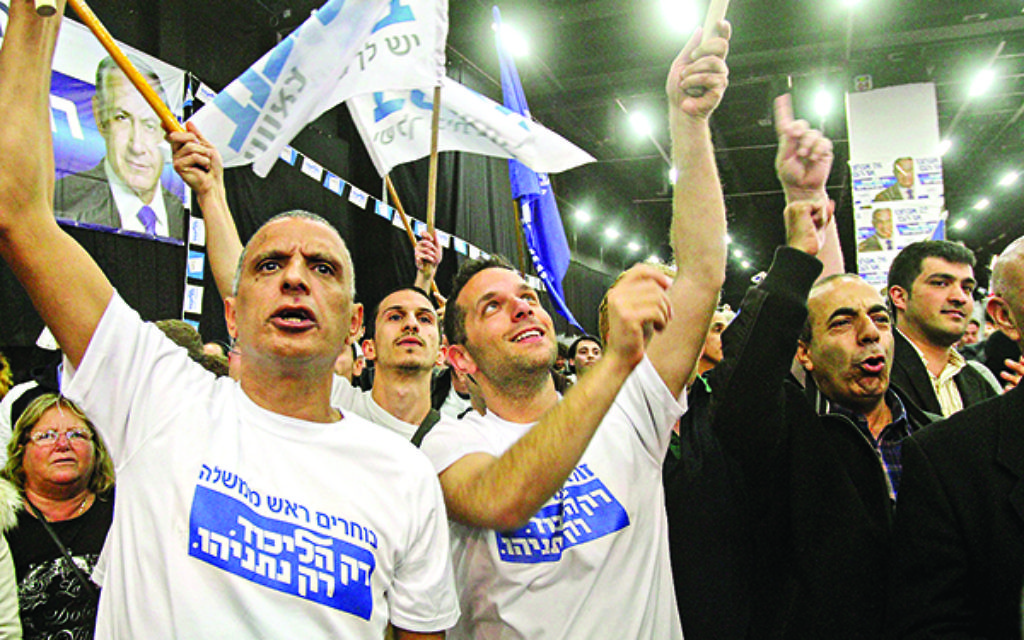 Prime Minister Benjamin Netanyahu’s Likud party was the clear winner in Tuesday’s election, a near-final tally showed early Wednesday morning, defeating the Zionist Union by a margin of some six seats. 
As the exit poll results were announced on the nation’s three major TV stations, celebrations erupted at Likud’s campaign headquarters in Tel Aviv. Netanyahu arrived at 1 a.m.with his wife sara, claimed his victory “against all odds” and promised to form a new government without delay.

תומכי ליכוד בגני התערוכה לאחר פרסום תוצאות המדגם
רה"מ נתניהו ואשתו שרה היגיעו ב 01:00 
נצחון הליכוד בבחירות