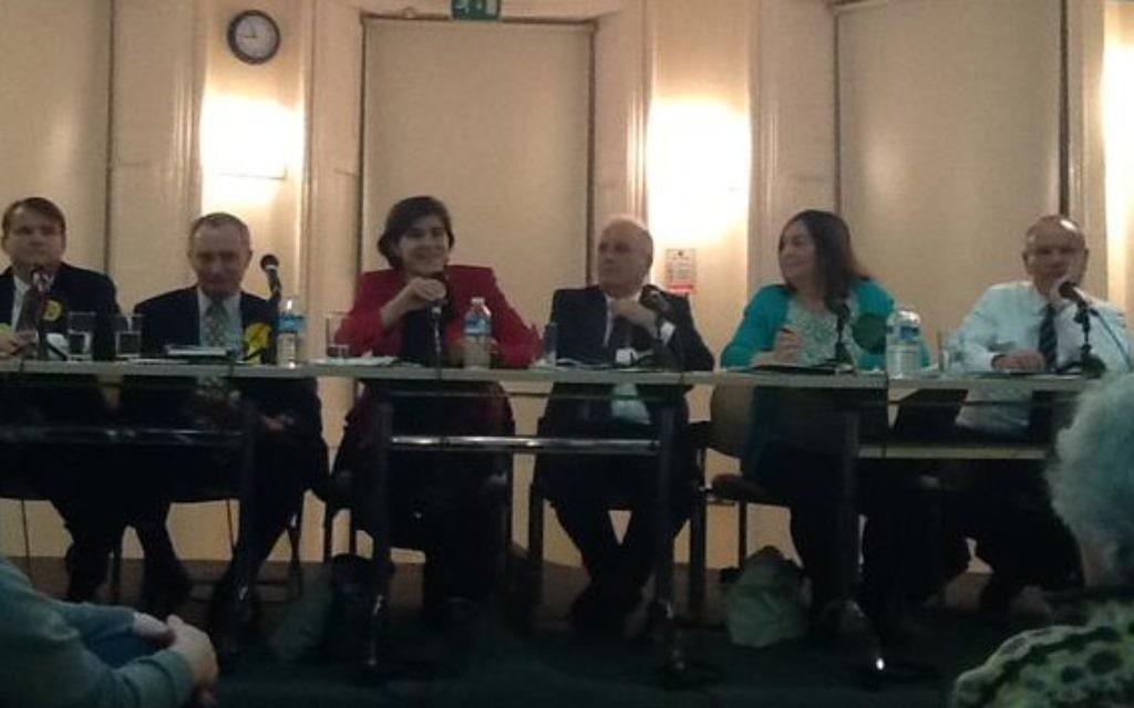 The hustings panel Source Finchley and Golders Green Labour on Twitter)