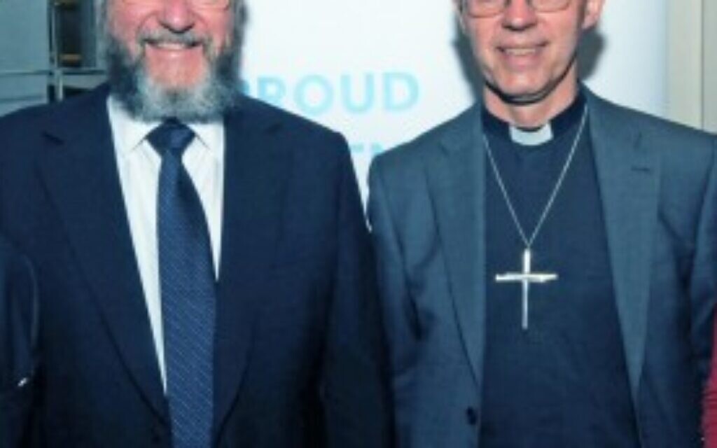 The Chief Rabbi and Archbishop Justin Welby