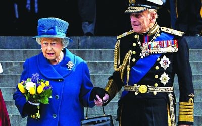 Queen Elizabeth II and the Duke of Edinburgh