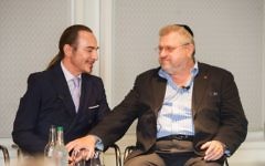 John Galliano (left) after a drunken antisemitic outburst lost him his job as creative director of Christian Dior. John Galliano (left) after a drunken antisemitic outburst lost him his job as creative director of Christian Dior.