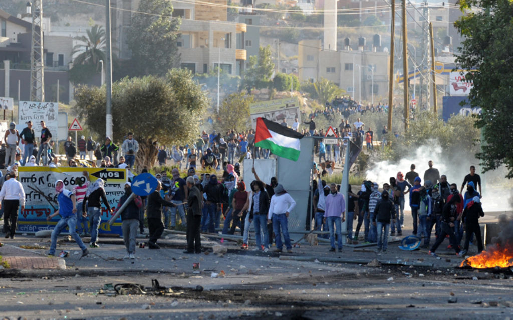 Tensions have been mounting in Jerusalem and the West Bank. This protest took place in 2014