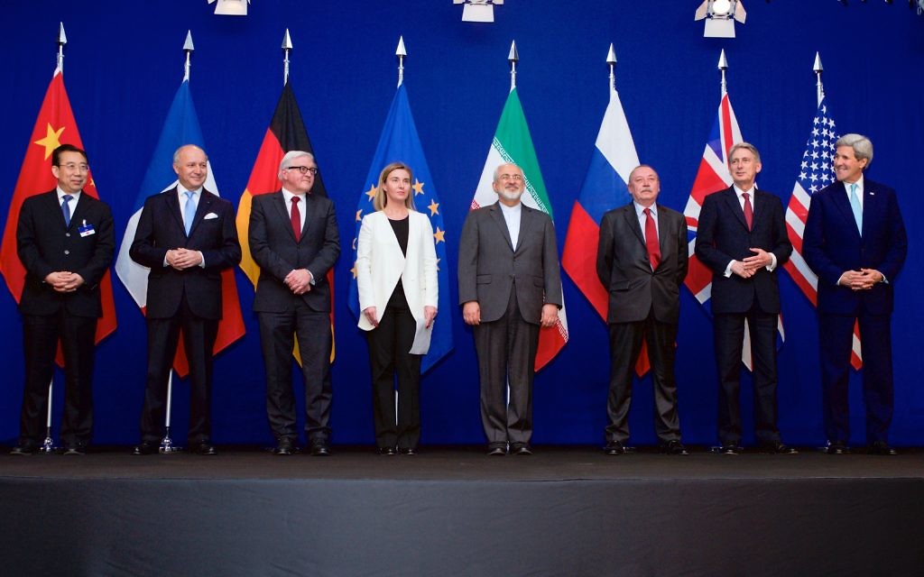 Negotiations about Iranian Nuclear Program - the Ministers of Foreign Affairs and Other Officials of the P5+1 and Ministers of Foreign Affairs of Iran and EU in Lausanne (April 2015)