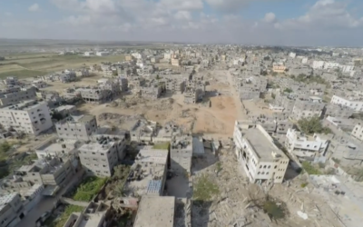 Palestinian drone footage reveals the extent of destruction in the Gaza Strip