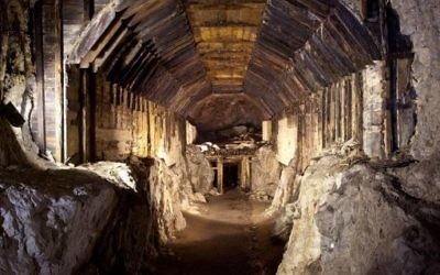 Part of a subterranean system built by Nazi Germany. According to Polish lore, a Nazi train loaded with gold, and weapons vanished into a mountain at the end of World War II. Two men claim they know the location  

 (AP Photo,str)