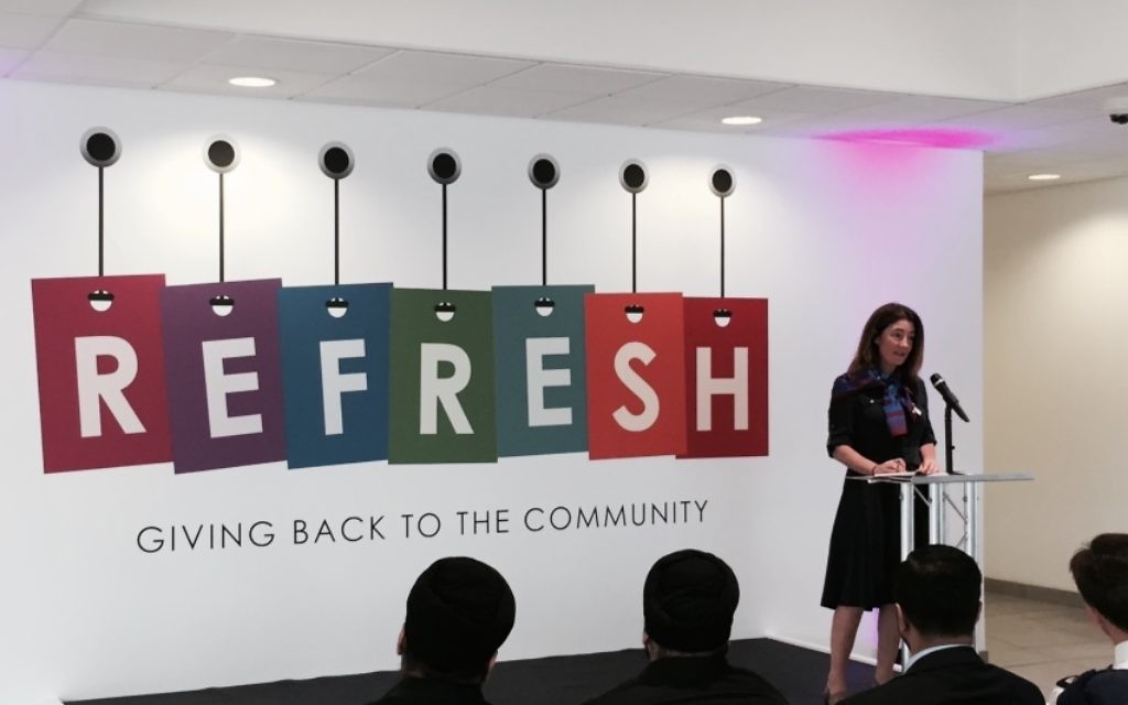Baroness Williams speaking whilst opening The Refresh Skills Centre in Slough