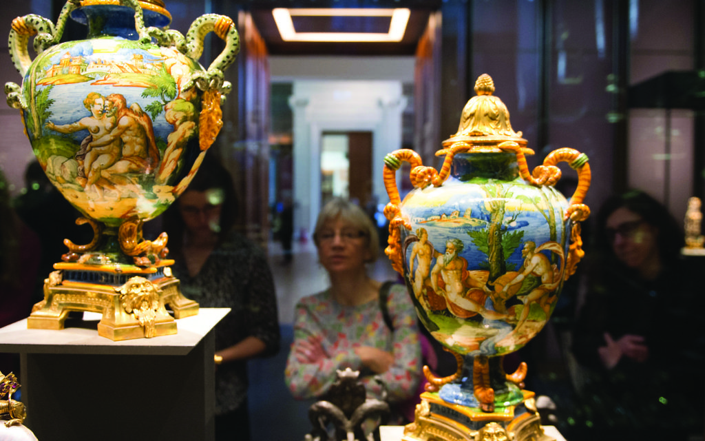 Items forming part of the newly opened permanent exhibition of the Waddesdon Bequest given by Baron Ferdinand de Rothschild in 1898, go on show at the British Museum in London.